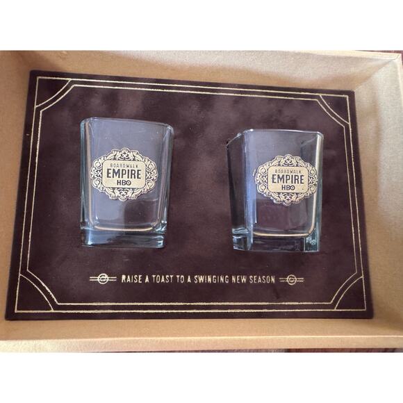 BOARDWALK EMPIRE COLLECTORS EDITION SHOT GLASSES AND DVD - Picture 10 of 13